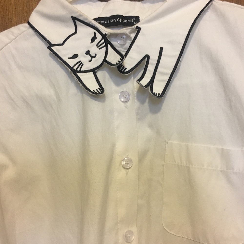 Cat Collar Button Down